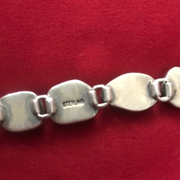 🟩”EUC”🟩TURQUOISE NUGGET 925 STERLING BRACELET - Picture 3 of 4